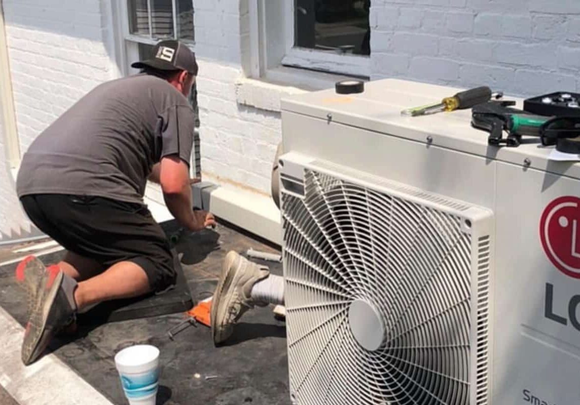 Ductless hvac, mini split for both heating and cooling
